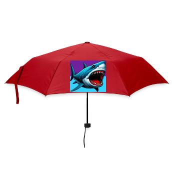Shark - Umbrella (small) - red - Front