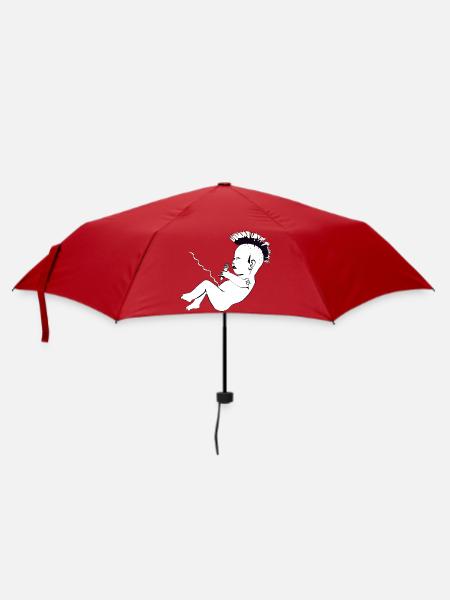 Punks not dead - Regenschirm (klein) - Rot