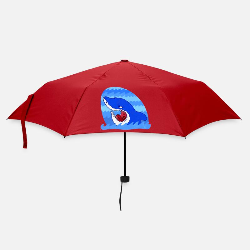 Requin sinistre - Parapluie standard - rouge