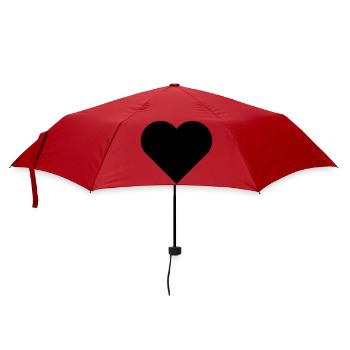 Cœur - Parapluie standard - rouge - Devant