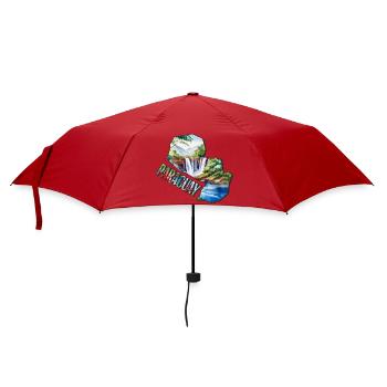 Watercolor Map Paraguay - Umbrella (small) - red - Front