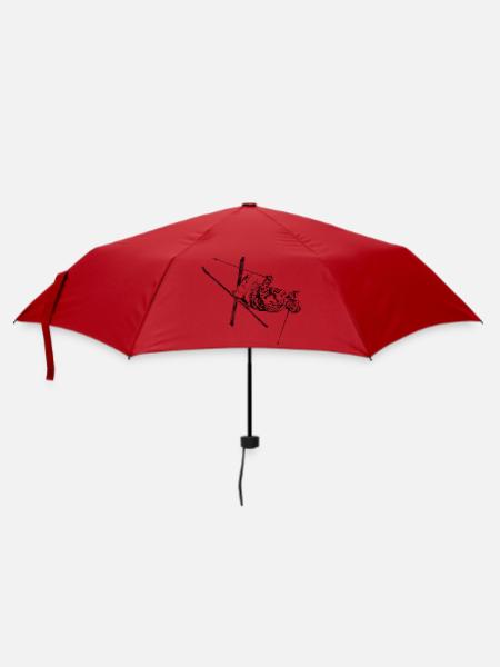 Mogul skiing - Regenschirm (klein) - Rot