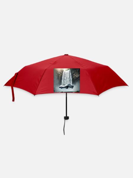 Supersportwagen - Regenschirm (klein) - Rot