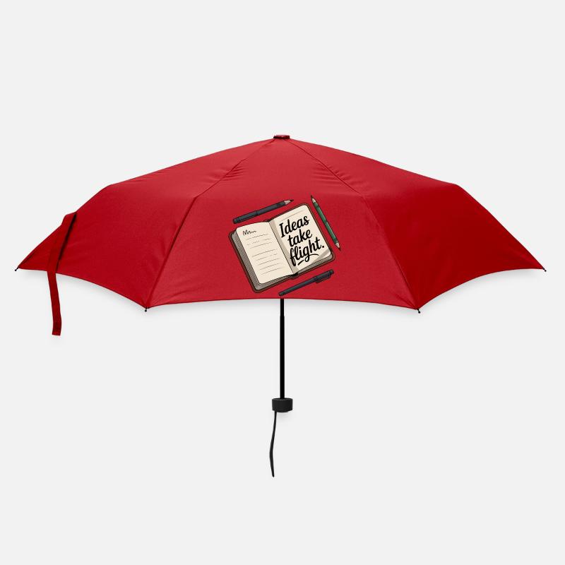 Ideen Take Flight Notizbuch Kunst - Regenschirm (klein) - Rot