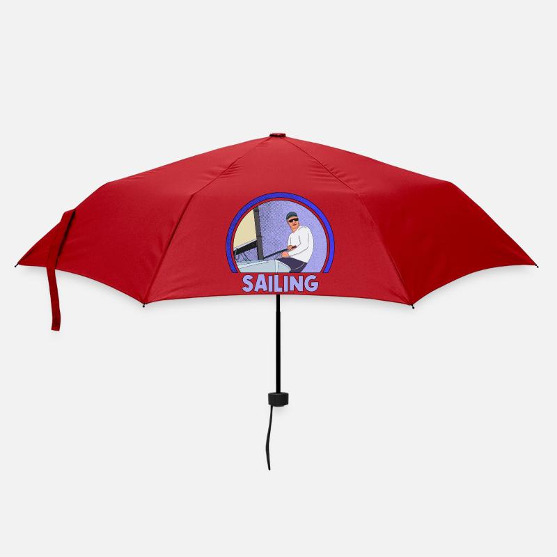 Segeln - Regenschirm (klein) - Rot