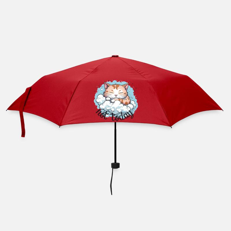 chat qui dort, humour drôle de chat - Parapluie standard - rouge