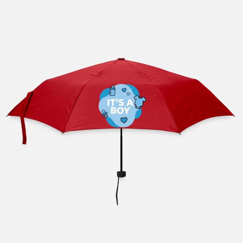 C’est une baby shower de bébé garçon - Parapluie standard - rouge