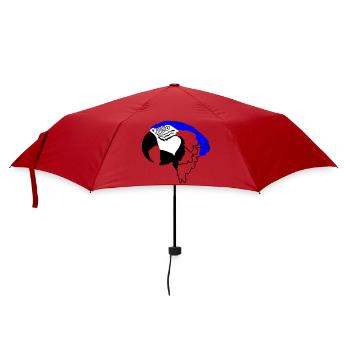 Papagei - Regenschirm (klein) - Rot - Vorne
