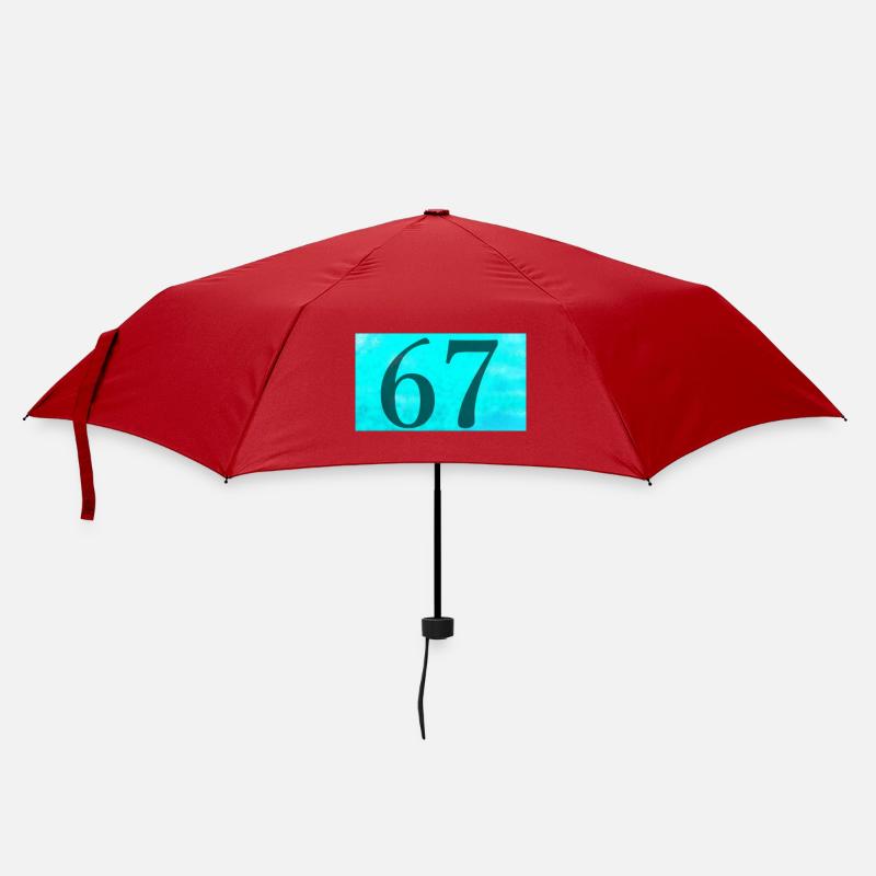 67_Blue - Umbrella (small) - red