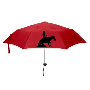 Equitation Western Equestre - Reining - Parapluie standard - rouge - Devant