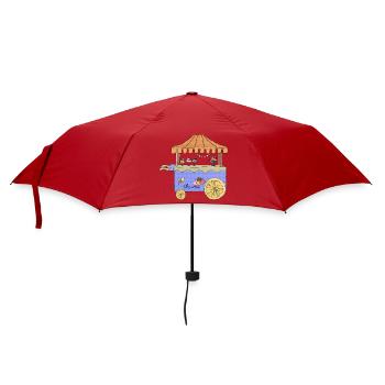 Eiscreme - Regenschirm (klein) - Rot - Vorne