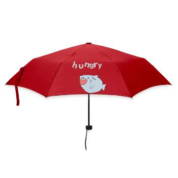haifisch hungry - Regenschirm (klein) - Rot - Vorne