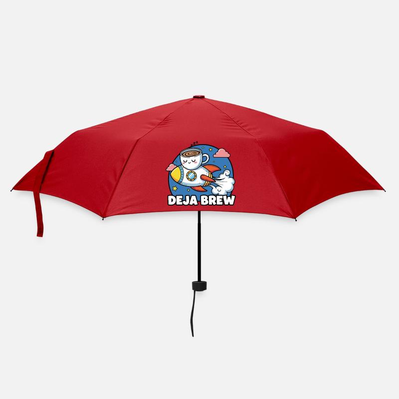 Lancement de la caféine - Parapluie standard - rouge