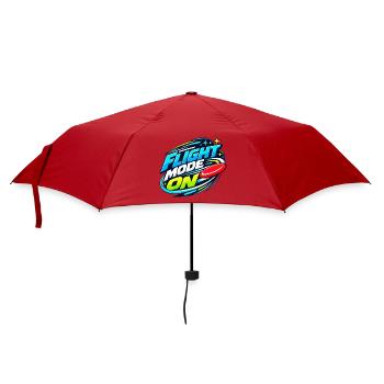Flugmodus Aktiv - Regenschirm (klein) - Rot - Vorne