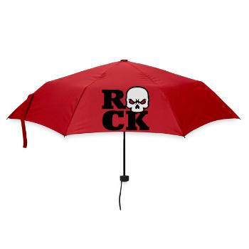 Rock Skull - Umbrella (small) - red - Front