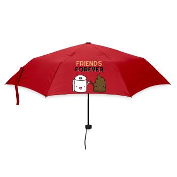 Freunde Forever: High-Five Toilettenpapier - Regenschirm (klein) - Rot - Vorne