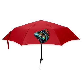 Iguana - Umbrella (small) - red - Front