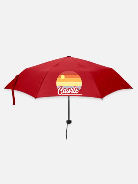 Caorle, Urlaub - Regenschirm (klein) - Rot