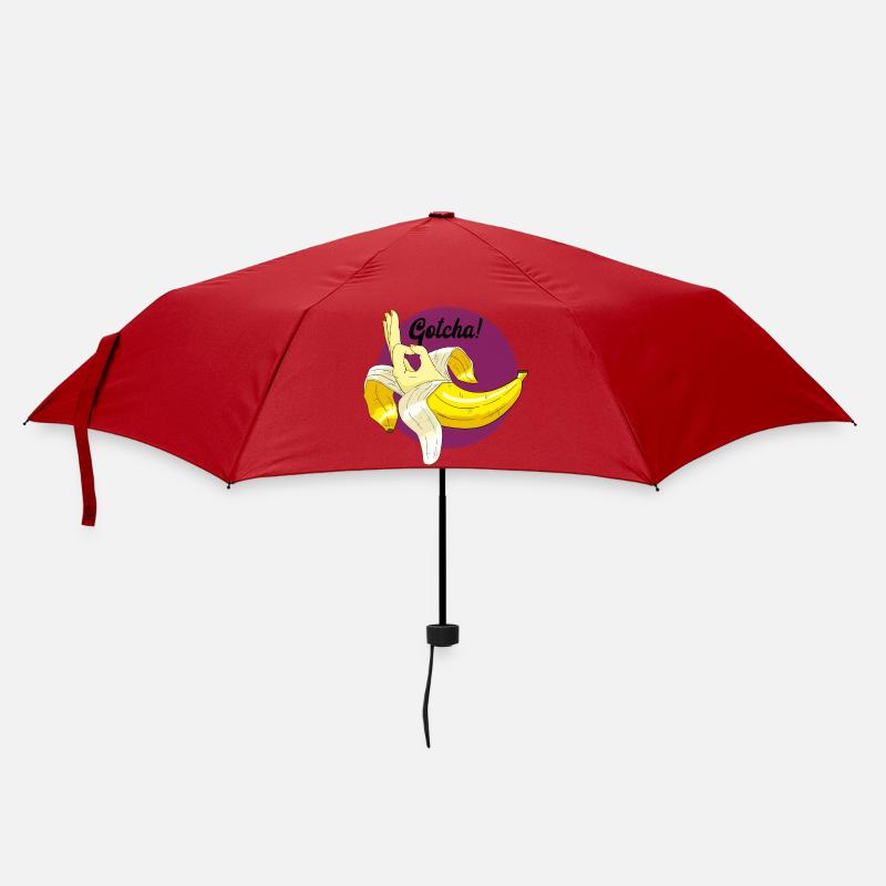 Banana troll meme - Umbrella (small) - red