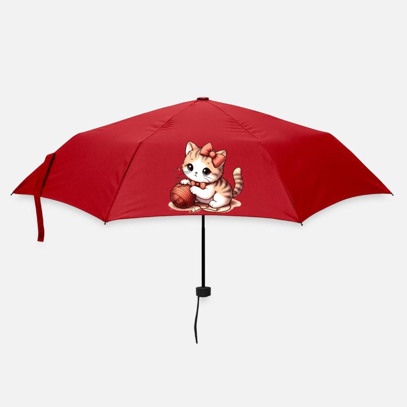 Jeu de chat - Parapluie standard - rouge
