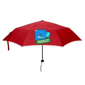 Ireland's Best Fisherman Design - Umbrella (small) - red - Front