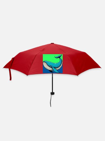 Wal - Regenschirm (klein) - Rot