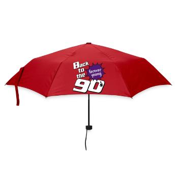 Fête des années 90 , Soirée à thème , pour toujours jeune (25) - Parapluie standard - rouge - Devant