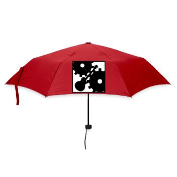 Rock against the Machine - Umbrella (small) - red - Front