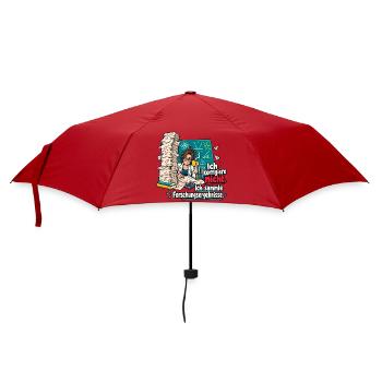 MINT Lehrer Korrektur Humor Lehrerspruch - Regenschirm (klein) - Rot - Vorne