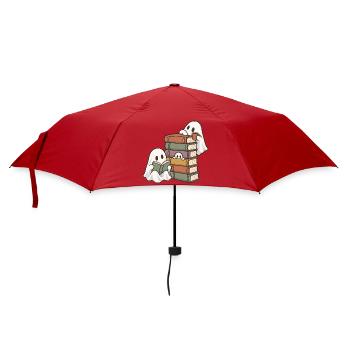 Büchergeister - Regenschirm (klein) - Rot - Vorne