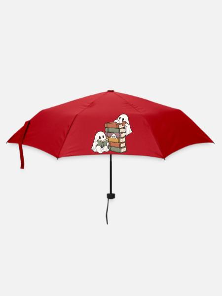Büchergeister - Regenschirm (klein) - Rot