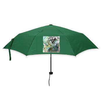Airplane - Regenschirm (klein) - Flaschengrün - Vorne