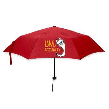 Llama Alpaca To Actually Funny Nerd Smartass - Umbrella (small) - red - Front