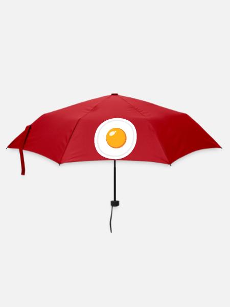 Eikostüm Halloween lustiges Frühstückskostüm - Regenschirm (klein) - Rot
