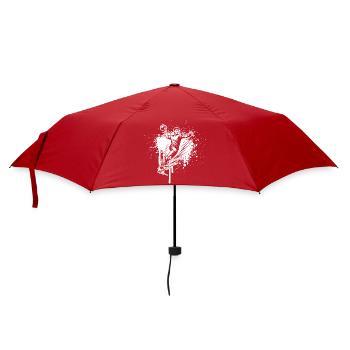 Ein Motiv nur für Handball für Männer - Regenschirm (klein) - Rot - Vorne