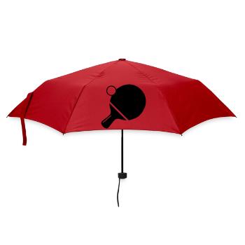 tischtennis tischtennisschläger - Regenschirm (klein) - Rot - Vorne