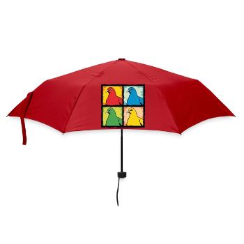 Doves - Umbrella (small) - red - Front