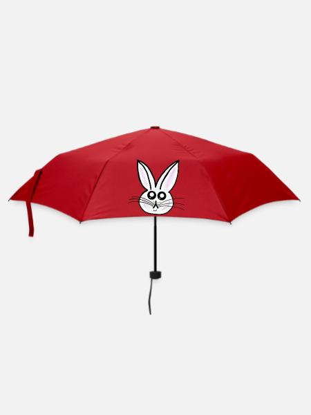 Hase Ostern Hase Hasen - Regenschirm (klein) - Rot