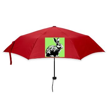 lapin - Parapluie standard - rouge - Devant