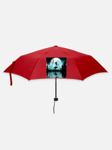 Nachts tanzen, du hübsche Fee. - Regenschirm (klein) - Rot