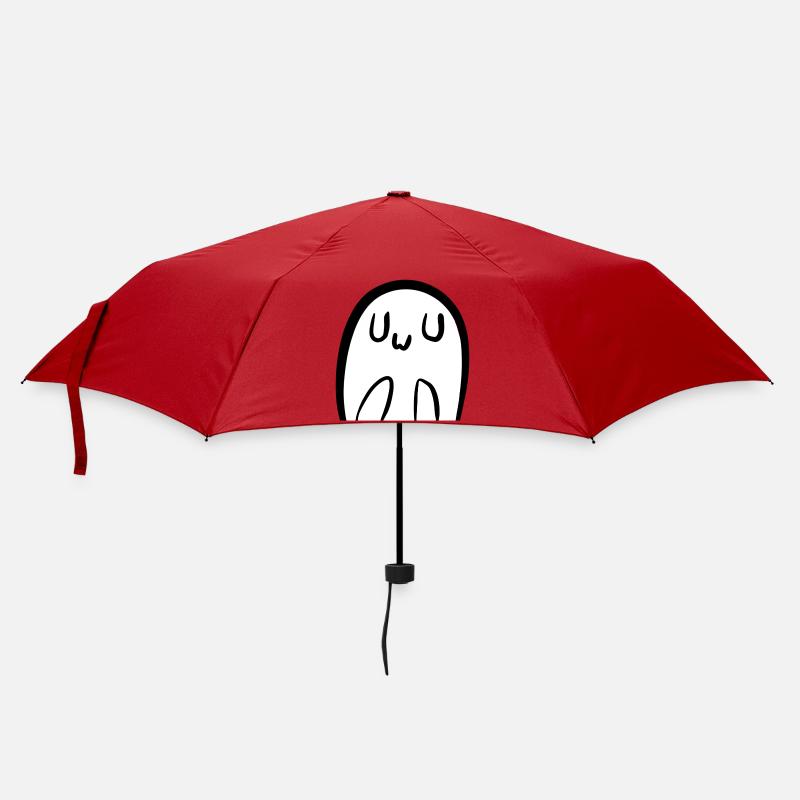 Cute UwU Ghost - Regenschirm (klein) - Rot