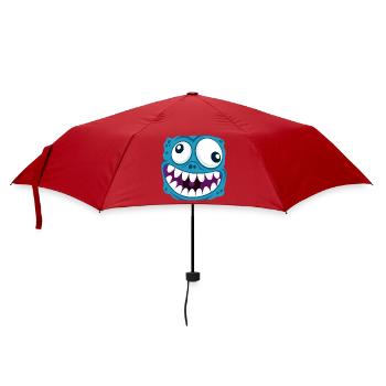 funny face - Umbrella (small) - red - Front