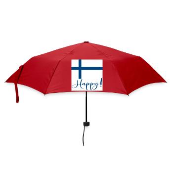 DRAPEAU FINLANDAIS - SIGNE HEUREUX - Parapluie standard - rouge - Devant