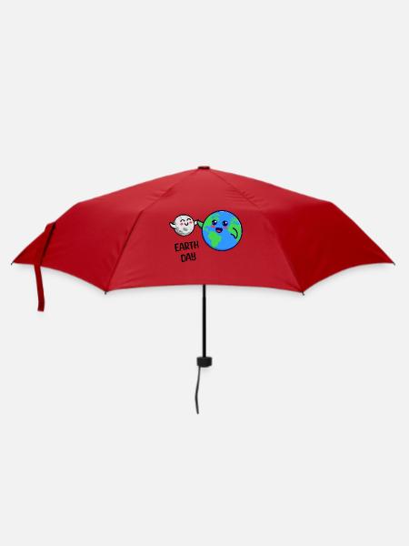 Umweltfreundlich Mutter Erde Natur Umwelt - Regenschirm (klein) - Rot