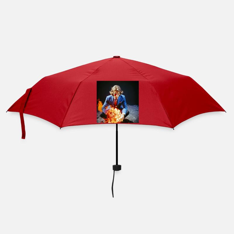 Burning Man 02 - Umbrella (small) - red