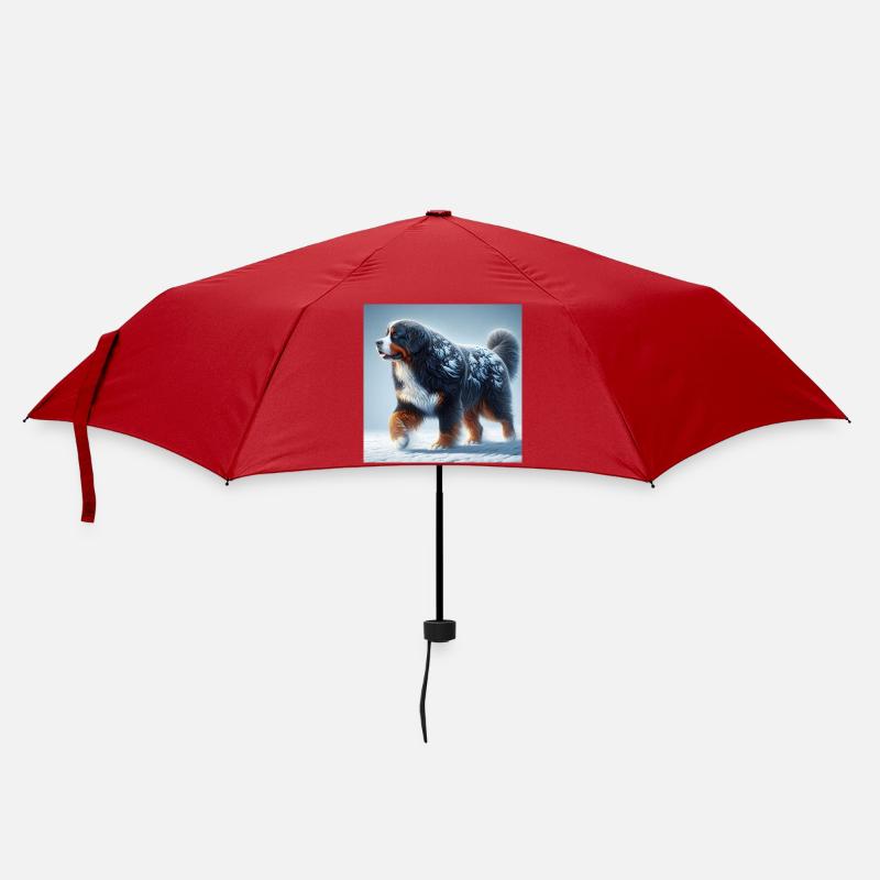 Berner Sennenhund - Regenschirm (klein) - Rot