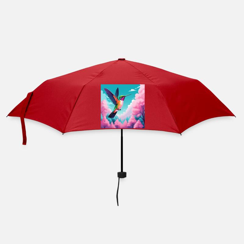 Colibri - Parapluie standard - rouge
