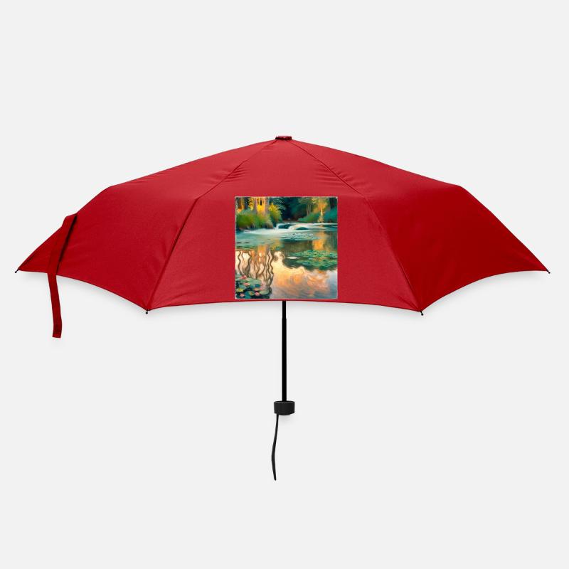 Rivière Impressionisme - Parapluie standard - rouge