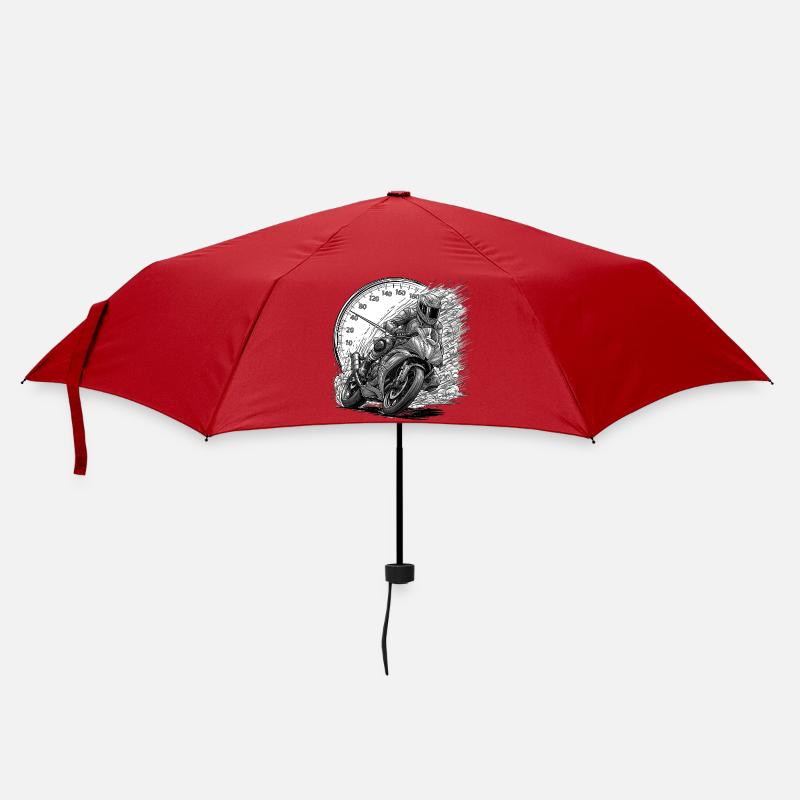 Biker driven by speed - Umbrella (small) - red