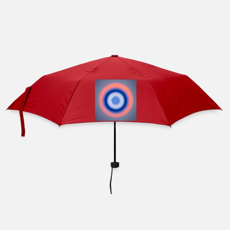 Peacock Circle - Umbrella (small) - red